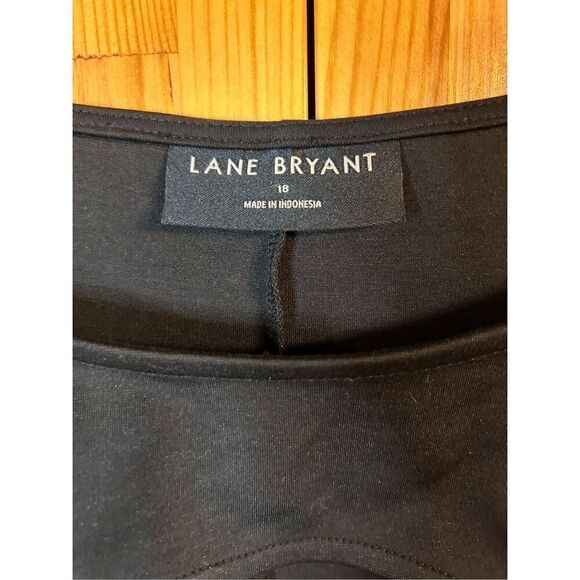 Lane Bryant Black Zipper Dress Size 18 nwot (4814) - Picture 5 of 9